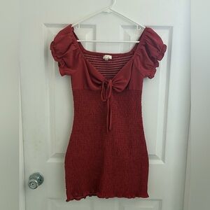 ARDEN RUCHED blush j mini bodycon dress